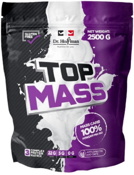 Dr.Hoffman Гейнер Top Mass 2500г Капуччино.
