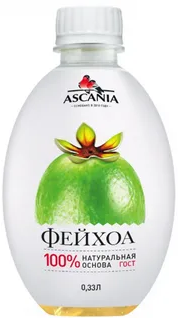 Ascania Напиток Фейхоа 0,33л безалкогольный сильногазированный