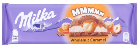 Milka MMMAX шоколад Wholenut Caramel 300г