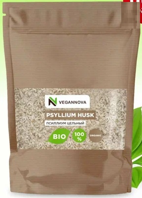 Псиллиум цельный Vegannova 300гр дой-пак