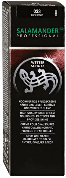 SALAMANDER крем для обуви защита от влаги 033 dark brown арт.88113-033