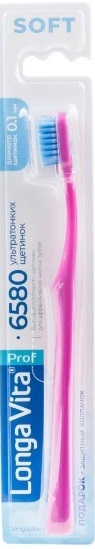 Зубная щетка Long Vita детская prof 6580 ультратонких щетинок 3+