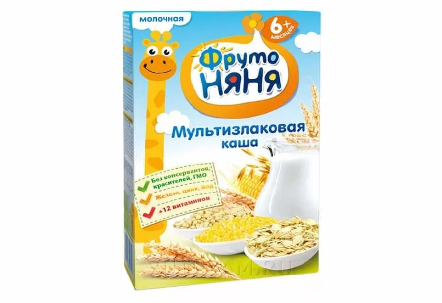 ФрутоНяня Каша молочная Мультизлаковая 200г с 6 мес