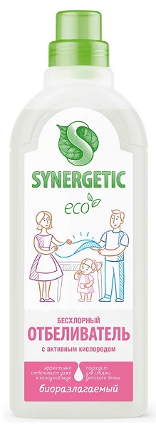 SYNERGETIC Кислородный отбеливатель для белья 1л