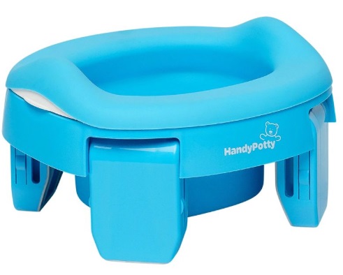 Горшок ROXY KIDS Handy Potty Дорожный горшок и насадка на унитаз 3в1 12м+ Голубой/Голубой