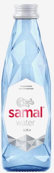 Samal Вода без газа 0,25л питьевая стекло