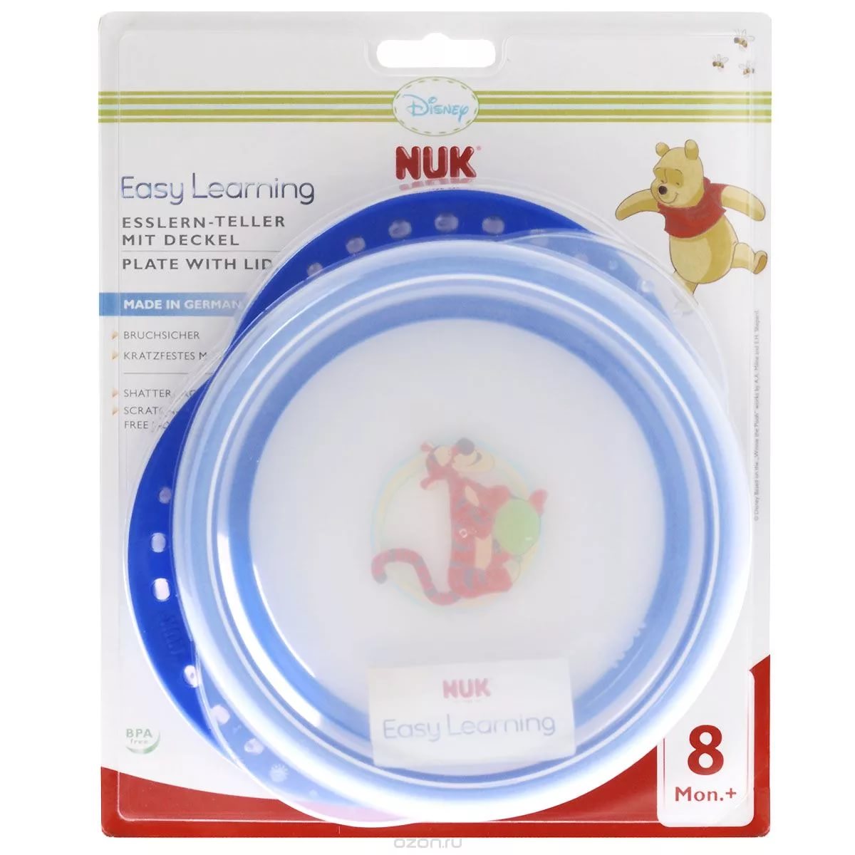Тарелка NUK 8м+ (цв.в асс.)