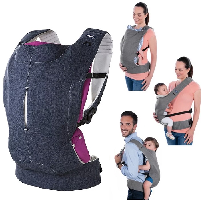 Кенгуру CHICCO Myamaki Denim Cyclamen 0м+