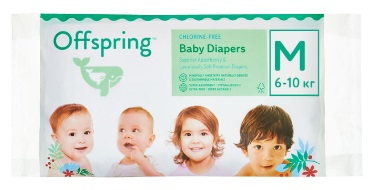Offspring трусики подгузники для детей Travel pack M (6-11кг) 3 шт