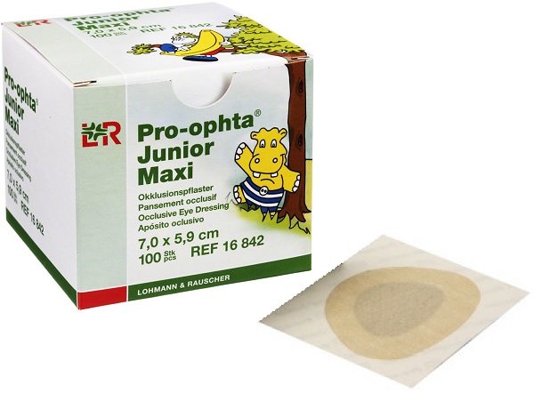 Пластыри Глазные Для Взрослых LR 16842 Junior Maxi 7*5,9см 100 шт Окклюдеры (Упаковка)