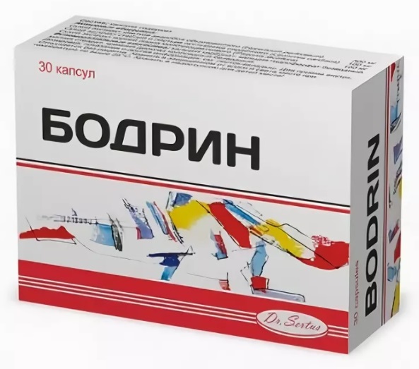Бодрин капсулы 400 мг №30   ( зверобой, пустырник, пион ) (Упаковка)