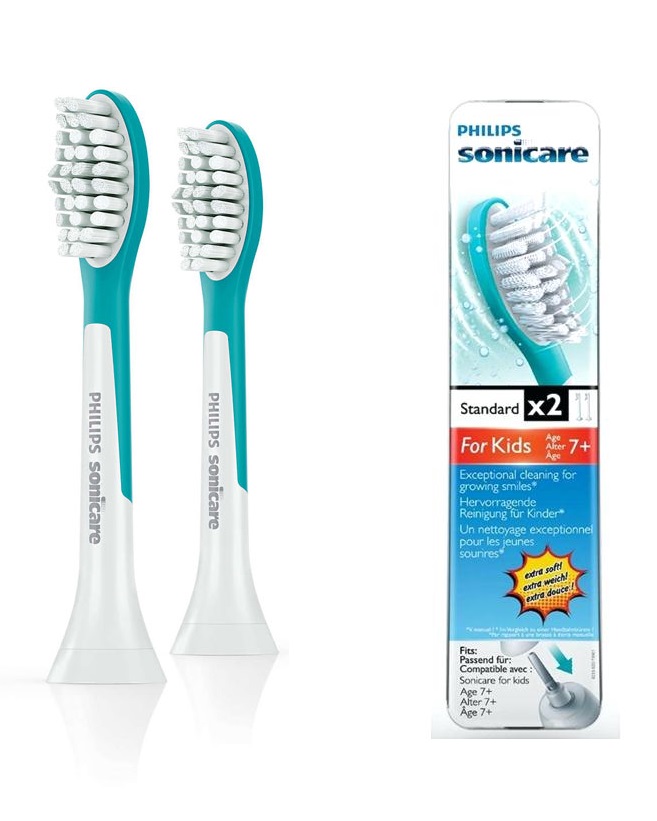 Насадки PHILIPS sonicare HX6042/33 Детская для электрической зубной щетки с 7 лет 2шт
