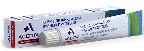 Крем для фиксации зубных протезов АСЕПТА Нейтральный 40 мл