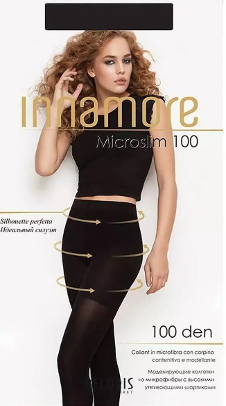INCANTO коглготки Innamore Microslim 100 Den Nero 5
