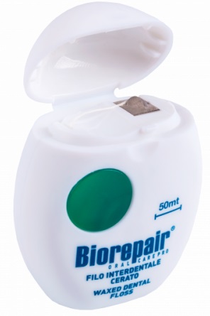 Зубная нить Невощеная губчатая BIOREPAIR Комплексная защита