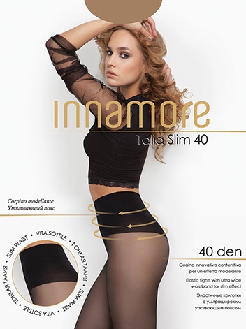 INCANTO коглготки Innamore Talia Slim 40 Den Nero 2