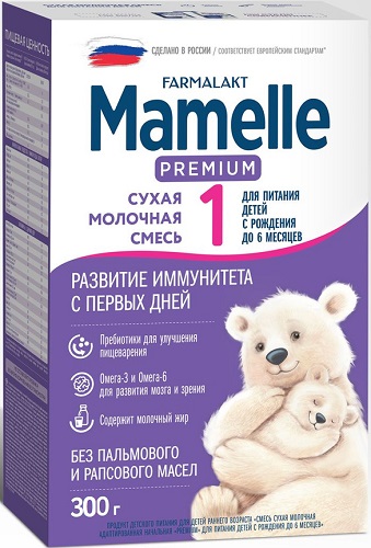 Mamelle Farmalakt Premium 1 Смесь сухая молочная 300г 0-6мес