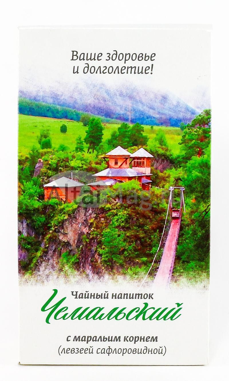 Чайный напиток Чемальский с маральим корнем 50г(левзеей сафлоровидной)