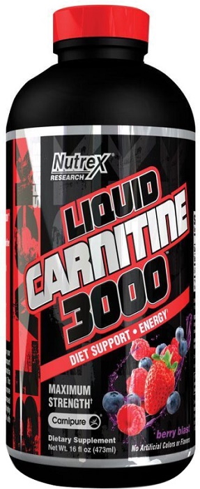 Nutrex Liquid Carnitine 3000 Ягодный Взрыв 480 мл 857268005410