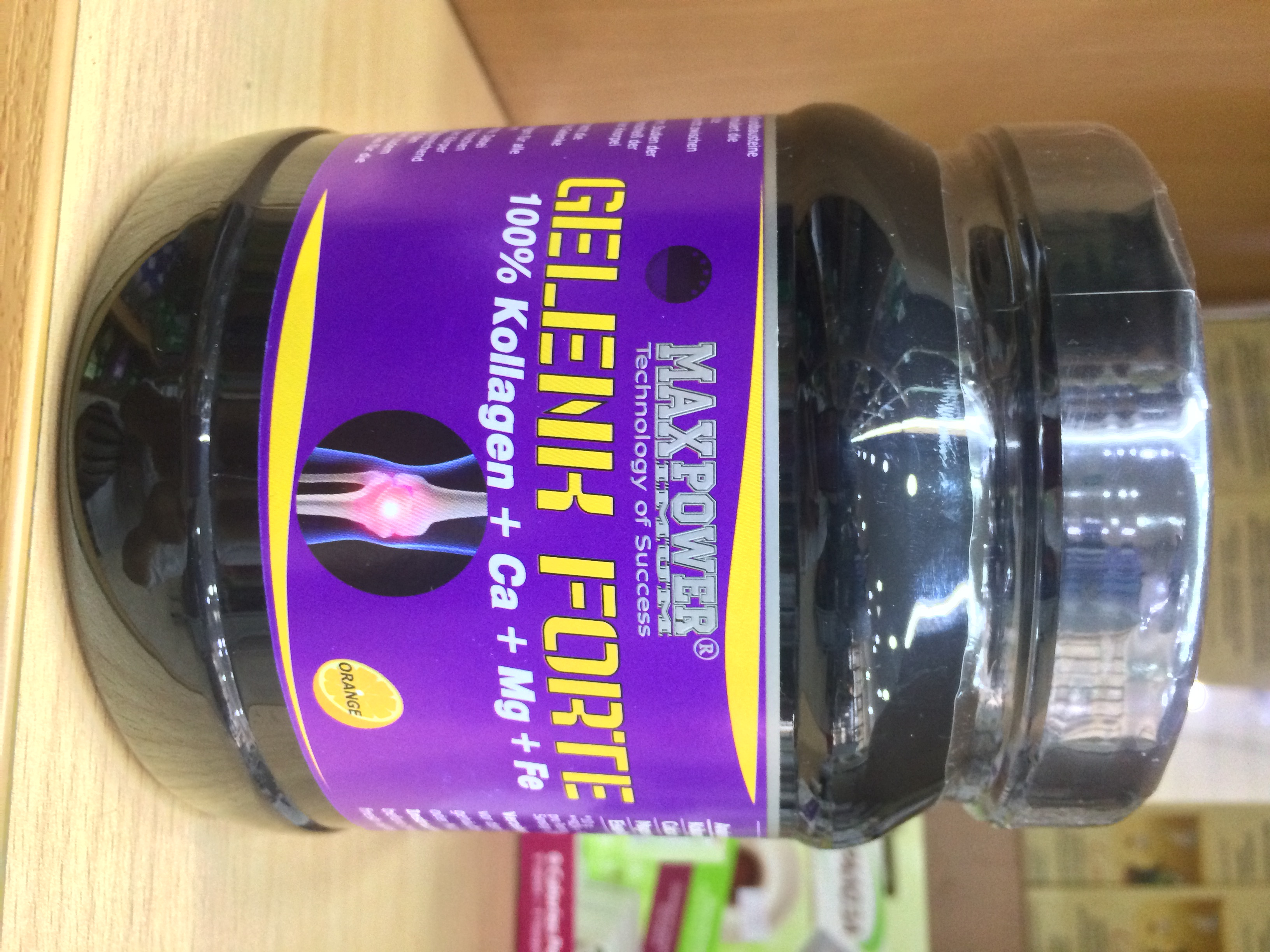 Maxpower Геленк Форте коллаген+вит.С+Са+Mg 400г(Gelenk Forte) имбирь