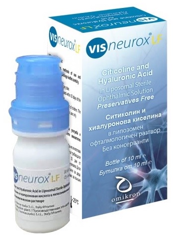  Виснеурокс Цитиколин и Гиалур. кислота офтальм. раствор 10мл Visneurox 