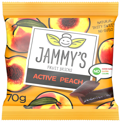 Пастила Jammy's Active Peach Персик 70г