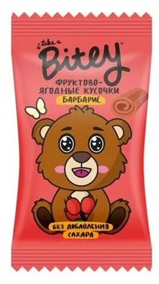 Bitey Пастила фруктово-ягодные кусочки Барбарис 20г