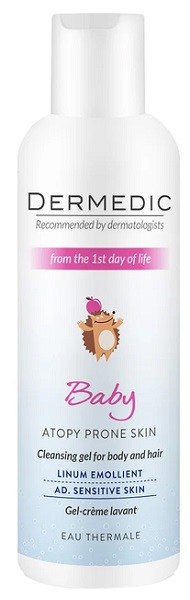 Dermedic кремовый гель для умывания детей Linum Emolient Baby 200мл