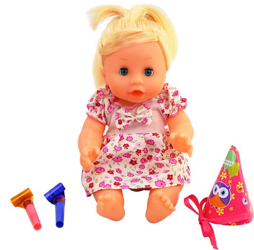 DOLLY TOY 3+ Интерактивная кукла Именинница арт.DOL0801-032