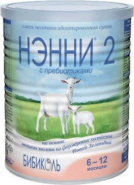 НЭННИ 2 800г Смесь на козьем молоке от 6 до 12 мес с пребиотиками