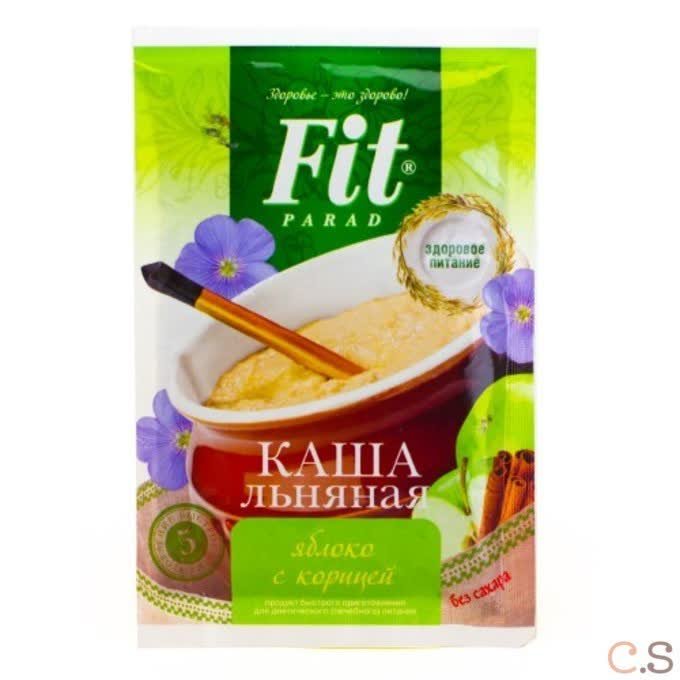 Fit Parad Каша льняная Яблоко с корицей 25г