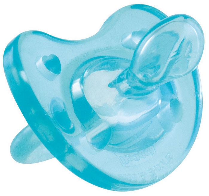 Соска-Пустышка Силиконовая CHICCO 6м+ Physio Soft Голубая