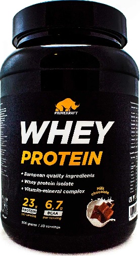 Primecraft Протеин сывороточный Whey Protein Молочный шоколад 900г банка