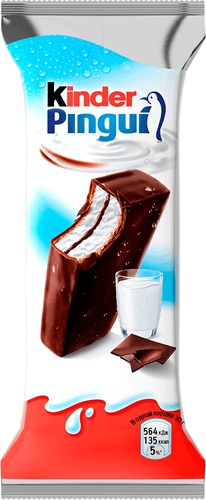 Пирожное Kinder Pingui покр.шок. с молоч. начинкой 30г Kinder