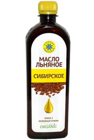 Масло Льняное Сибирское 0,5л