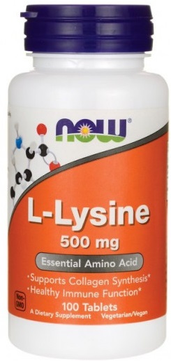 Now Foods Л-Лизин 500 мг №100таб L-Lysine  &