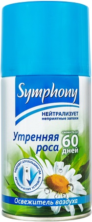 СИМФОНИЯ automatic Освежитель воздуха Утренняя Роса 250мл