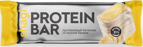 Shagi Протеиновый батончик 21% 40г Банан