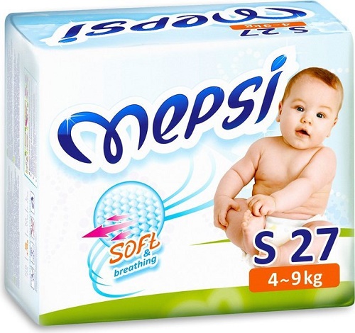 Подгузники для детей MEPSI S27 (4-9кг) 27шт