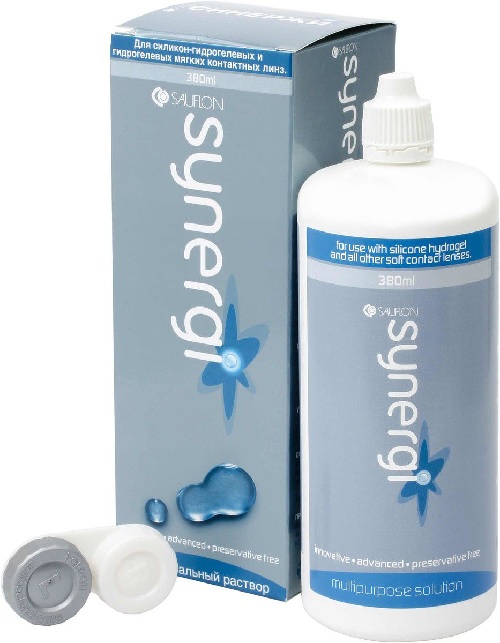 Раствор для линз SAUFLON Synergi 380 мл