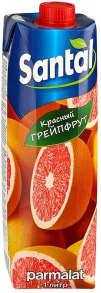 Santal Красный Грейпфрут 1л Напиток т/пак