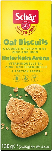 Dr.Schar Avena-Oat Biscuits 130г Печенье Овсяное без глютена