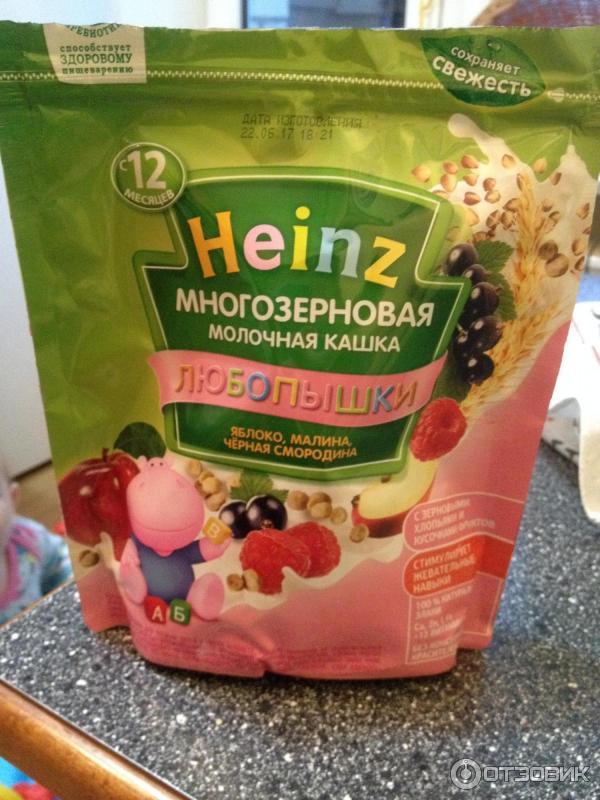 Хайнц Каша Любопышки  йогуртная многозерновая яблоко, малина, черная смородина 200,0  с 12 мес.