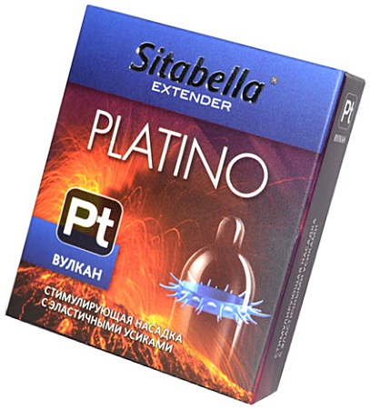 Презерватив Sitabella Extender Platino Вулкан 1шт