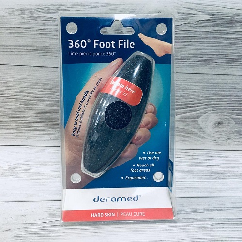 Пилка для педикюра DERAMED F-00015-00B шлифовка 360 градусов