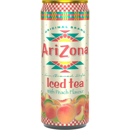 Напиток Arizona Peach iced tea ж/б 330мл