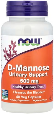 Now foods Д-Манноза 500мг №60капс.  &