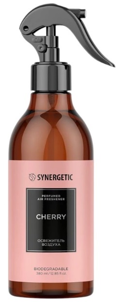 SYNERGETIC Освежитель воздуха Вишня 380мл
