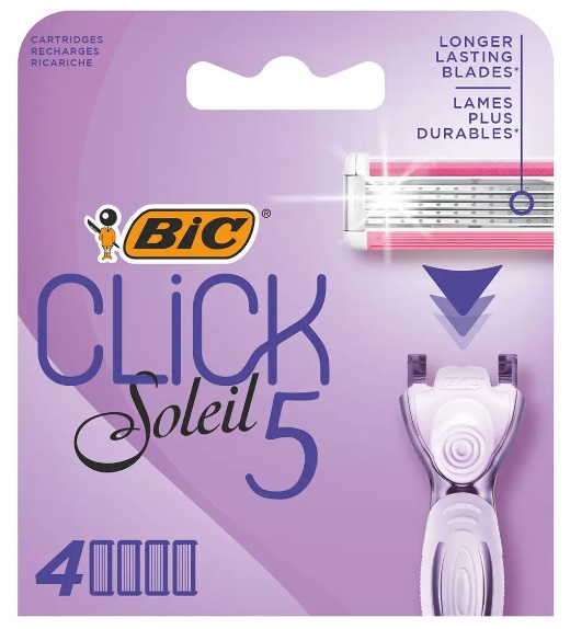 Картрижди для бритвенного станка BIC "Click 5 " 4шт
