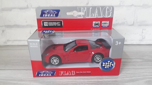 IDEAL арт.006064 Chevrolet Corvette C6 R игрушка машинка цв.в асс.
